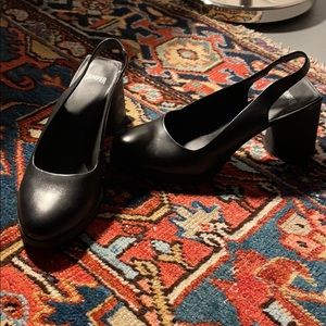 Camper slingback heels